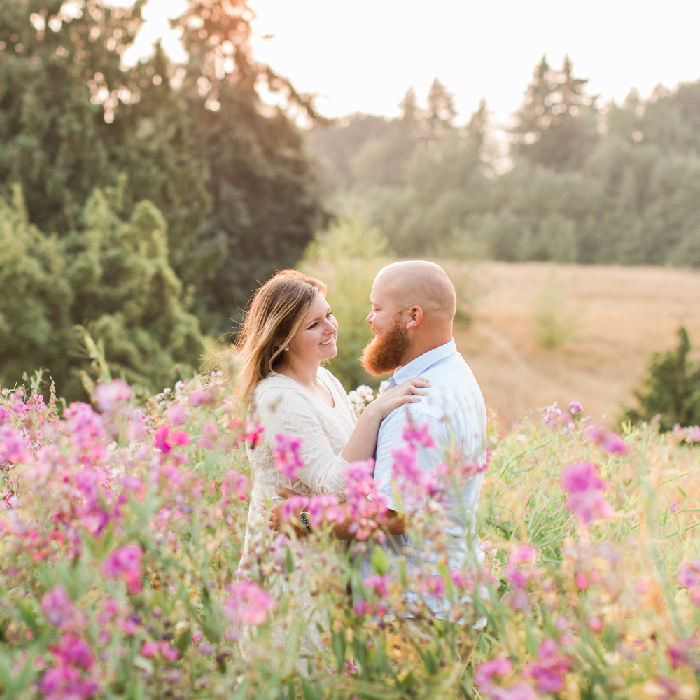 Discovery Park Engagement Photos in PNW by Seattle Wedding Photographer